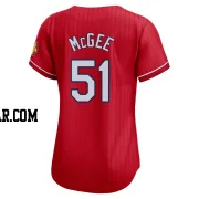 Willie McGee Women's St. Louis Cardinals Red Limited 2024 City Connect Jersey