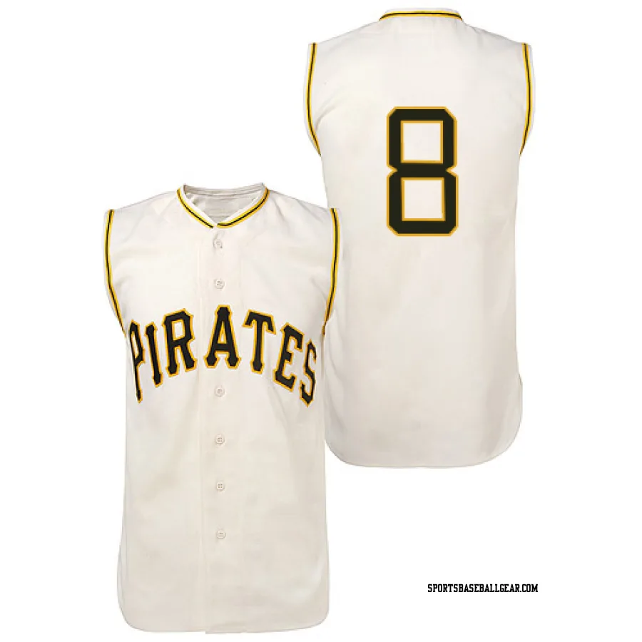 Willie Stargell Men's Pittsburgh Pirates Cream Authentic 1960 Throwback Jersey
