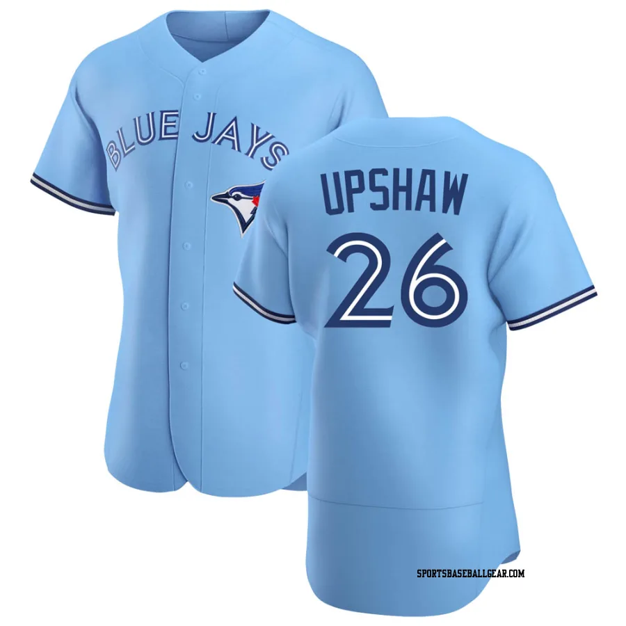 Willie Upshaw Men's Toronto Blue Jays Blue Authentic Powder Alternate Jersey