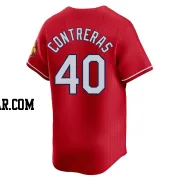 Willson Contreras Men's St. Louis Cardinals Red Limited 2024 City Connect Jersey