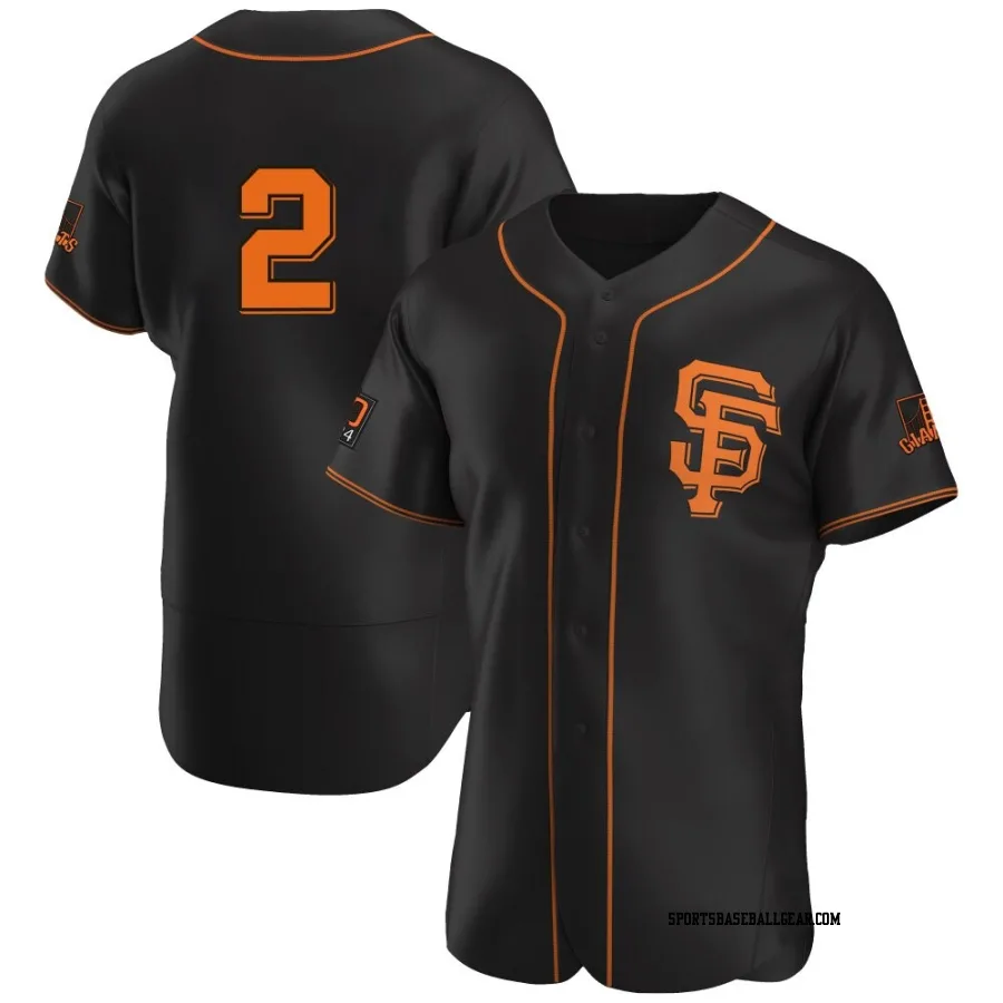 Willy Adames Men's San Francisco Giants Black Authentic Alternate Jersey