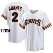 Willy Adames Youth San Francisco Giants White Limited Throwback Cooperstown Collection Jersey