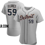 Wilmer Flores Men's Detroit Tigers Gray Authentic Road Jersey