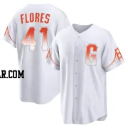 Wilmer Flores Men's San Francisco Giants White Replica 2021 City Connect Jersey