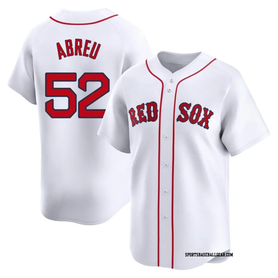 Wilyer Abreu Youth Boston Red Sox White Limited Home Jersey