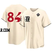 Winston Santos Men's Texas Rangers Cream Replica 2023 City Connect 2023 World Series Jersey