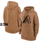 Women's Arizona Diamondbacks Brown 2023 Salute to Service Pullover Hoodie