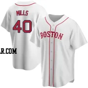 Wyatt Mills Youth Boston Red Sox White Replica Alternate Jersey
