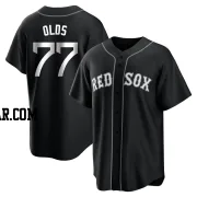 Wyatt Olds Men's Boston Red Sox Black/White Replica Jersey