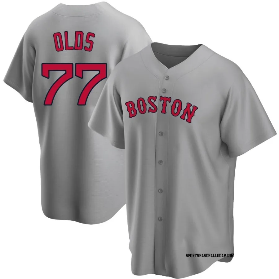 Wyatt Olds Youth Boston Red Sox Gray Replica Road Jersey