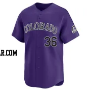 Wynton Bernard Men's Colorado Rockies Purple Limited Alternate Jersey