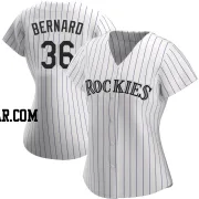 Wynton Bernard Women's Colorado Rockies White Replica Home Jersey