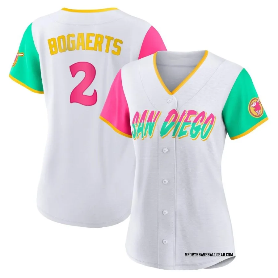 Xander Bogaerts Women's San Diego Padres White Replica 2022 City Connect Jersey