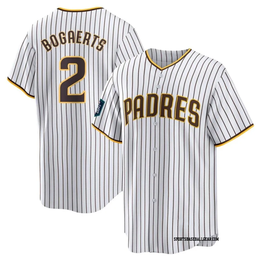 Xander Bogaerts Youth San Diego Padres White Replica 2024 World Tour Seoul Series Home Jersey