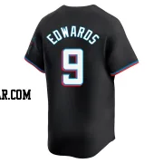 Xavier Edwards Youth Miami Marlins Black Limited Alternate Jersey