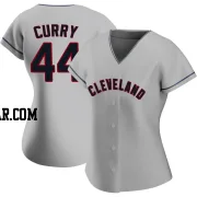 Xzavion Curry Women's Cleveland Guardians Gray Authentic Road Jersey