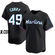 Xzavion Curry Youth Miami Marlins Black Limited Alternate Jersey