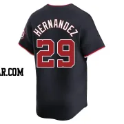 Yadiel Hernandez Men's Washington Nationals Navy Limited Alternate Jersey