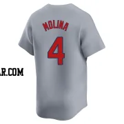 Yadier Molina Men's St. Louis Cardinals Gray Limited Away Jersey