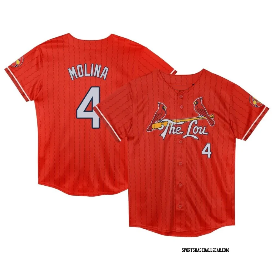 Yadier Molina Toddler St. Louis Cardinals Red Limited Preschool 2024 City Connect Jersey