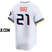 Yainer Diaz Men's Houston Astros White Limited 2025 City Connect Jersey