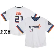 Yainer Diaz Toddler Houston Astros White Limited 2025 City Connect Jersey