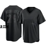 Yariel Rodriguez Youth Toronto Blue Jays Black Replica Pitch Fashion Jersey