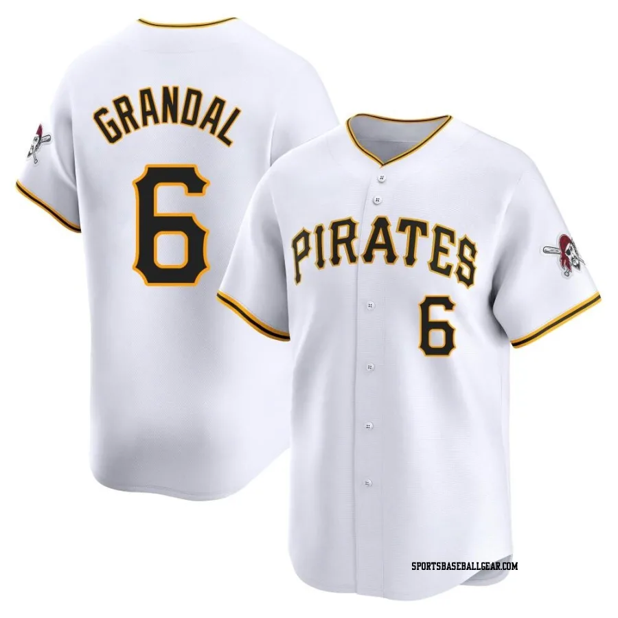 Yasmani Grandal Men's Pittsburgh Pirates White Limited Home Jersey