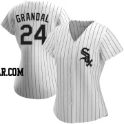 Yasmani Grandal Women's Chicago White Sox White Authentic Home Jersey
