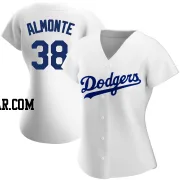 Yency Almonte Women's Los Angeles Dodgers White Authentic Home Jersey