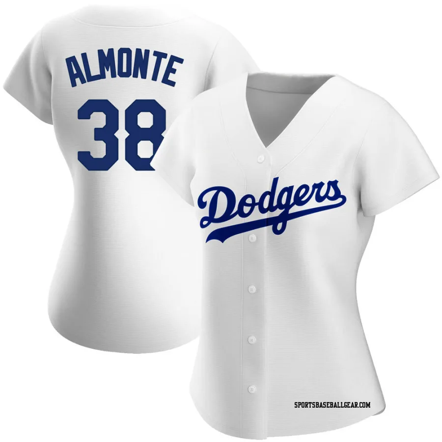 Yency Almonte Women's Los Angeles Dodgers White Authentic Home Jersey