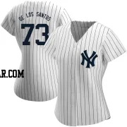 Yerry De Los Santos Women's New York Yankees White Authentic Yerry De los Santos Home Name Jersey