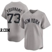 Yerry De Los Santos Youth New York Yankees Gray Limited Yerry De los Santos Away Jersey