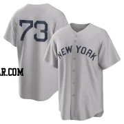 Yerry De Los Santos Youth New York Yankees Gray Replica Yerry De los Santos 2021 Field of Dreams Jersey