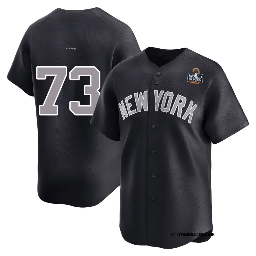 Yerry De Los Santos Youth New York Yankees Navy Limited Yerry De los Santos Alternate 2024 World Series Jersey