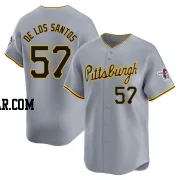 Yerry De Los Santos Youth Pittsburgh Pirates Gray Limited Away Jersey