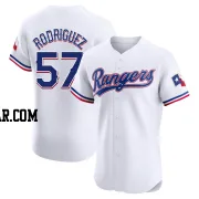 Yerry Rodriguez Men's Texas Rangers White Elite Home Jersey