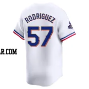 Yerry Rodriguez Youth Texas Rangers Gold Limited White 2024 Collection Jersey