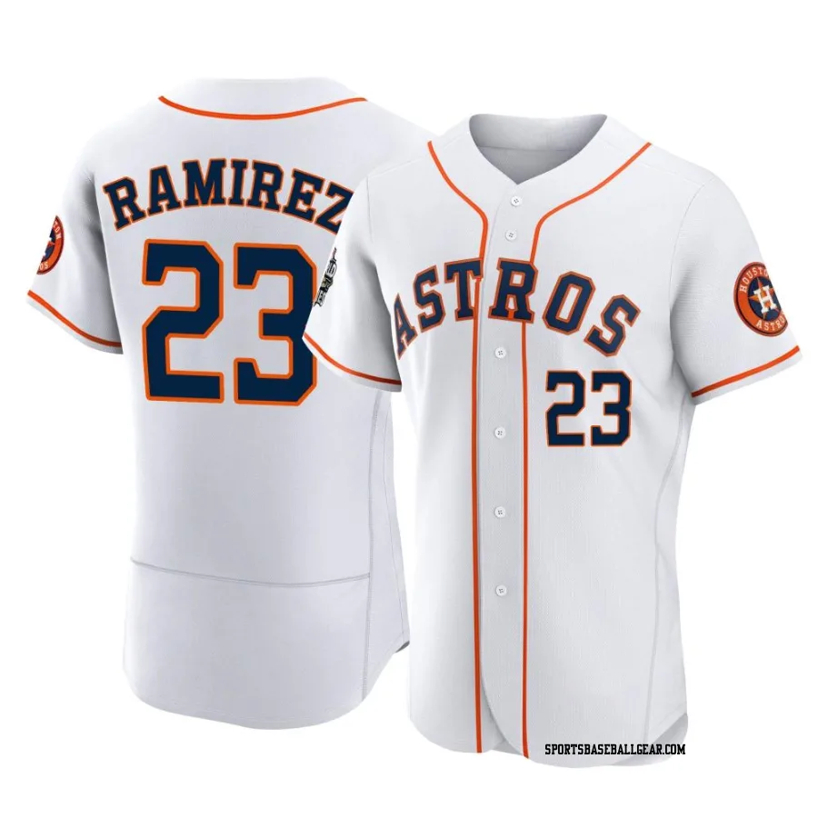 Yeuris Ramirez Men's Houston Astros White Authentic 2022 World Series Home Jersey