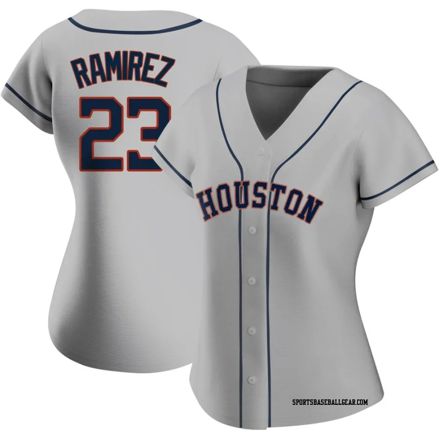 Yeuris Ramirez Women's Houston Astros Gray Replica Road 2020 Jersey
