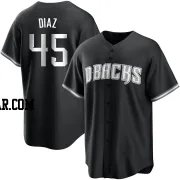 Yilber Diaz Youth Arizona Diamondbacks Black/White Replica Jersey
