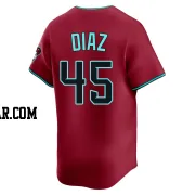 Yilber Diaz Youth Arizona Diamondbacks Red Limited Alternate Jersey
