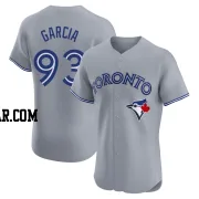 Yimi Garcia Men's Toronto Blue Jays Gray Elite Road Jersey