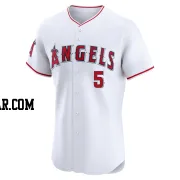 Yoan Moncada Men's Los Angeles Angels White Elite Home Jersey