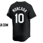 Yoan Moncada Youth Chicago White Sox Black Limited Alternate Jersey