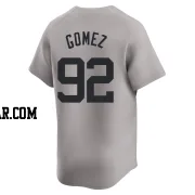 Yoendrys Gomez Men's New York Yankees Gray Limited Away Jersey