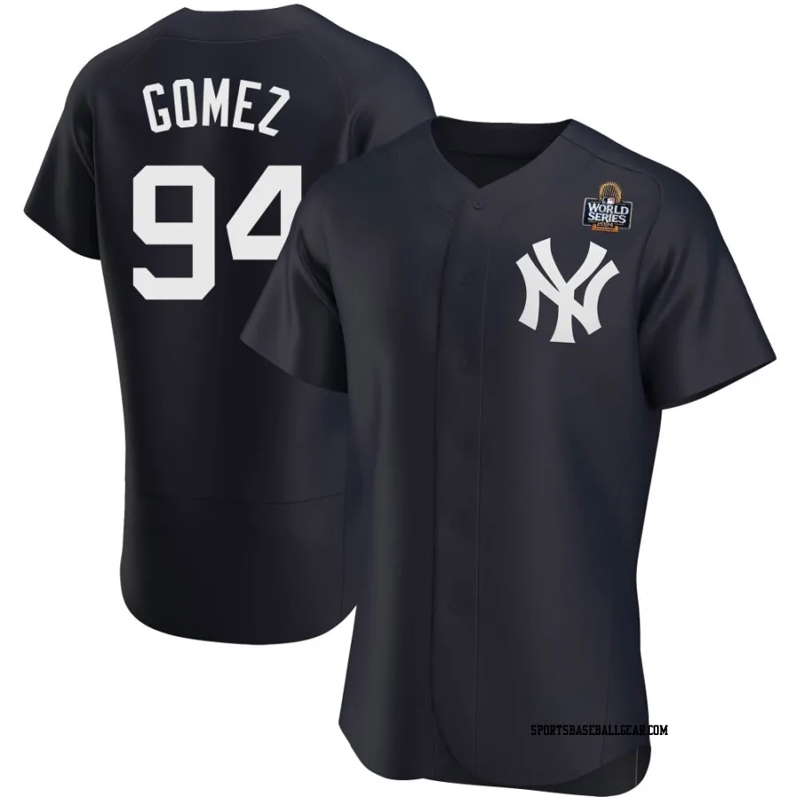 Yoendrys Gomez Men's New York Yankees Navy Authentic Alternate 2024 World Series Jersey