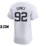 Yoendrys Gomez Men's New York Yankees White Elite Home Jersey
