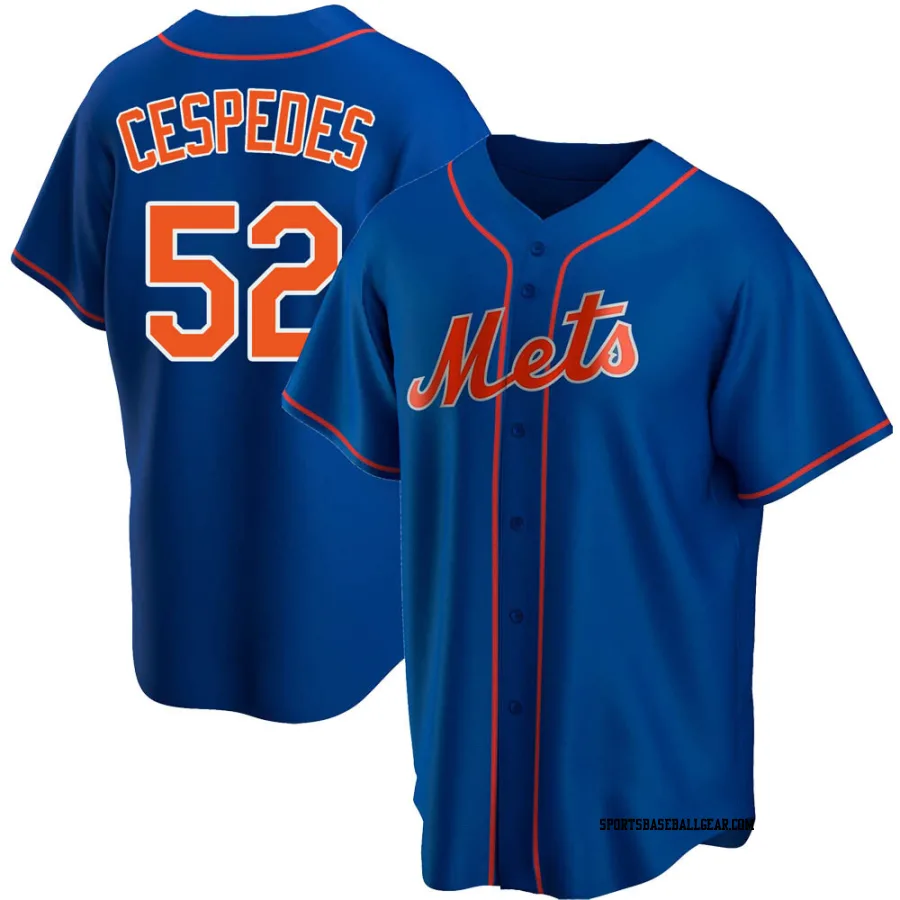 Yoenis Cespedes Men's New York Mets Royal Replica Alternate Jersey