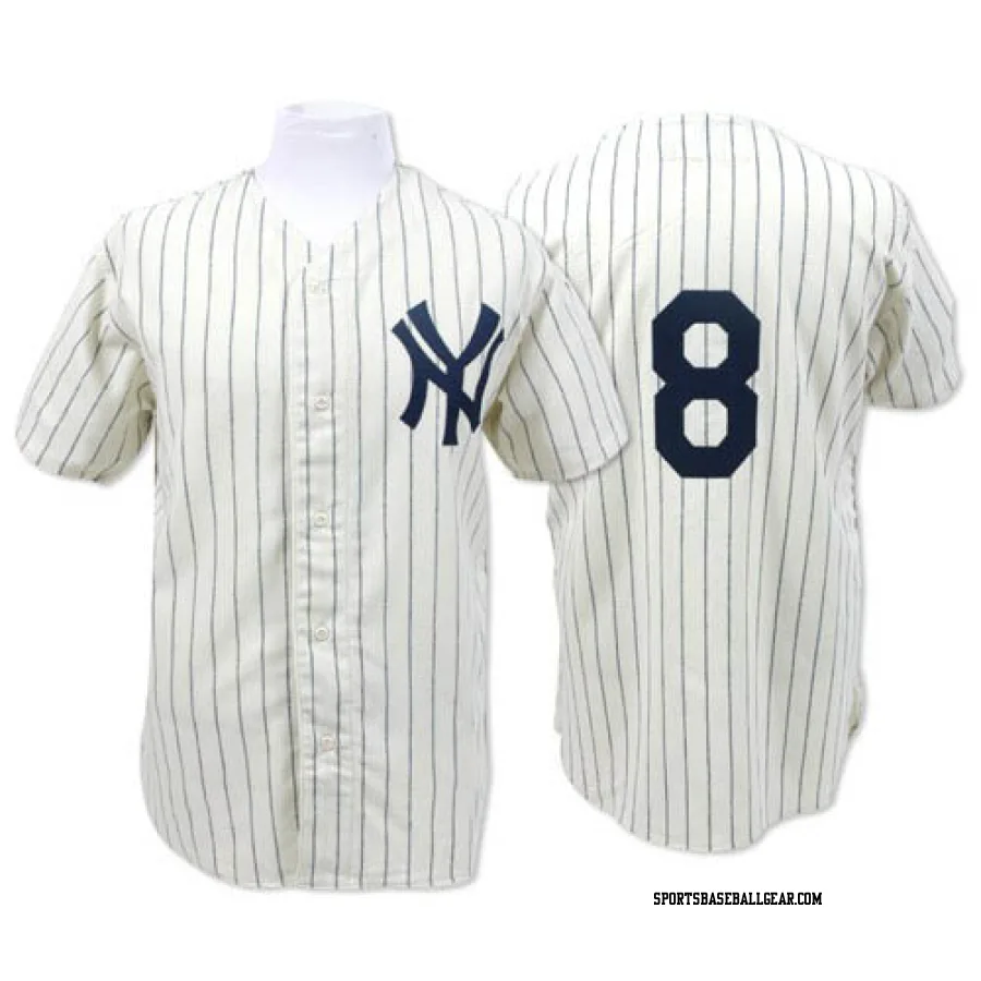 Yogi Berra Men's New York Yankees White Authentic Throwback Jersey